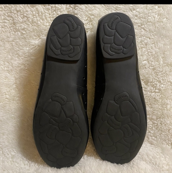 KORK EASE Nessa Black Perforated Ballet Flats Size US 7/38 - Picture 3 of 9